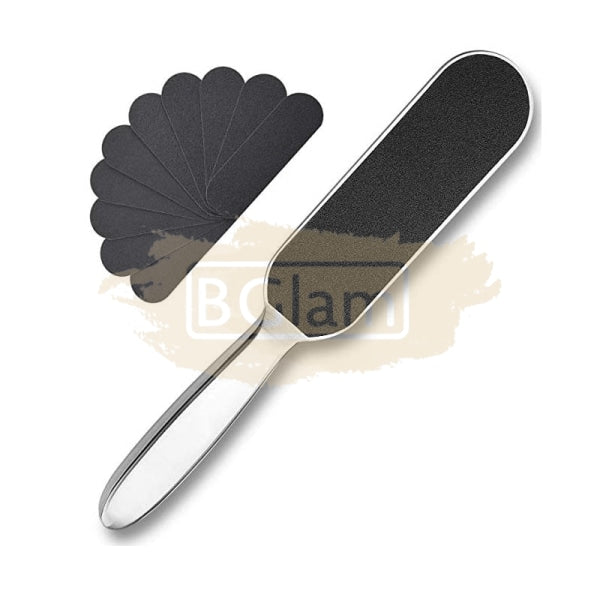 Professional Stainless Steel Pedicure Foot File With 10 Replacement Pads Dx-C001 (Small) Care