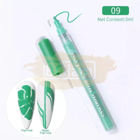 Acrylic Paint Marker Pen - 09 Green Nail Accessories