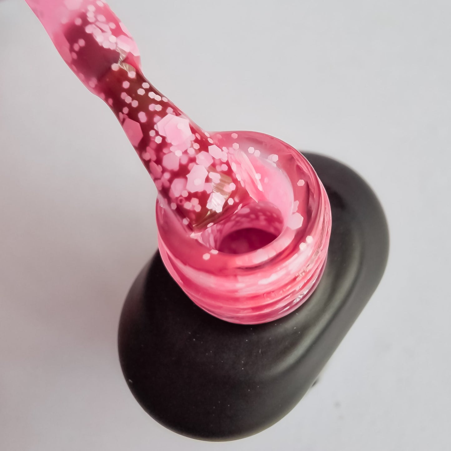 Mixcoco Soak-Off Gel Polish 15ml | Pink Starburst