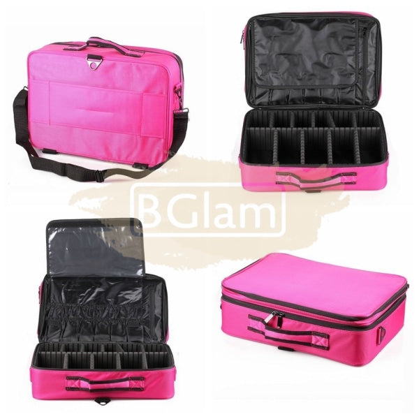 Travel Makeup Bag 40*28*12 Cm- Rose (Bag Only) Case
