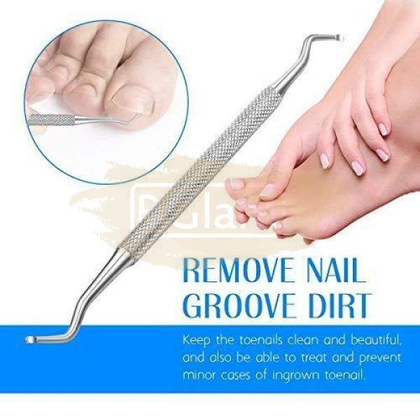 Stainless Steel Ingrown Toenail Lifter & Cleaner Nail Care Tool 14Cm Manicure Tools