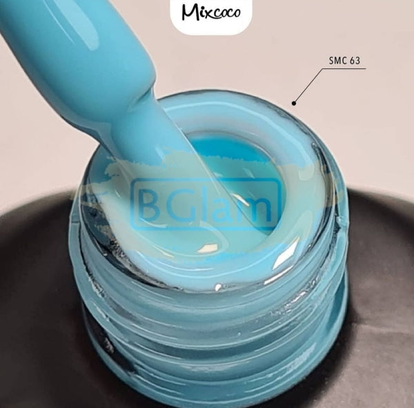 Mixcoco Soak-Off Gel Polish 15Ml - Blue 168 (Smc 063) Nail