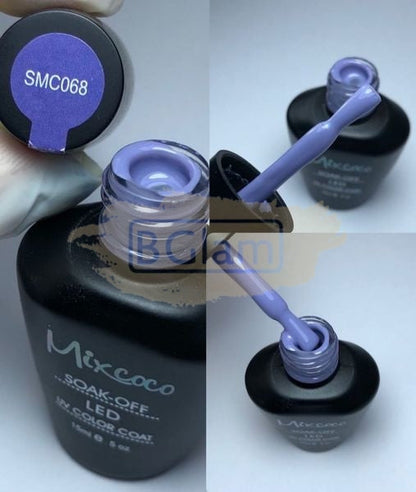 Mixcoco Soak-Off Gel Polish 15Ml - Purple 156 (Smc 068) Nail