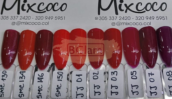 Mixcoco Soak-Off Gel Polish 7.5Ml - Red 017 (Smc 134) Nail