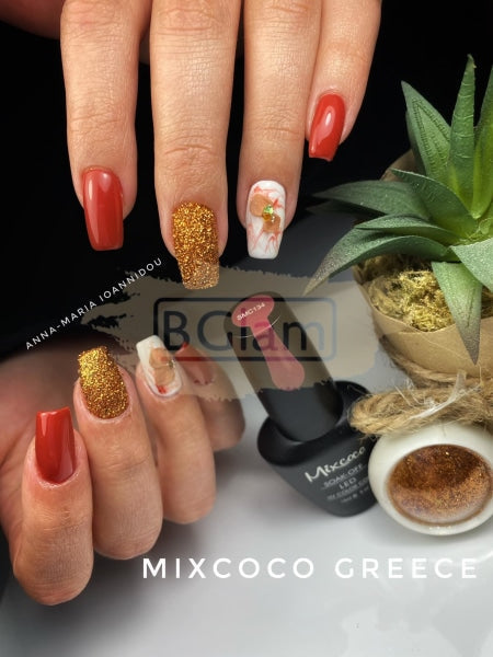 Mixcoco Soak-Off Gel Polish 7.5Ml - Red 017 (Smc 134) Nail