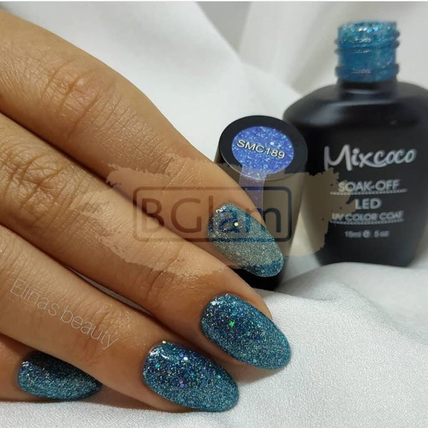 Mixcoco Soak-Off Gel Polish 7.5Ml - Shine Glitter Collection 264 (Smc 189) Nail