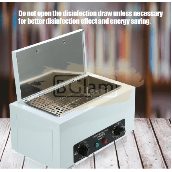 Autoclave Mini High Temperature Tool Sterilization Cabinet Ch-360T | White Nail Art