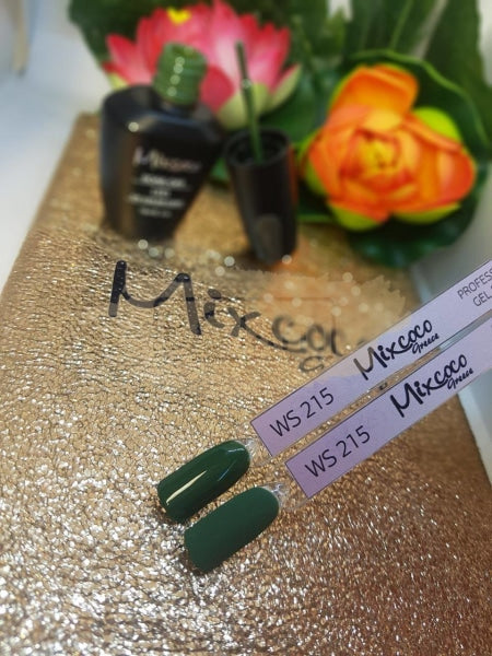 Mixcoco Soak-Off Gel Polish 15Ml - Green Ws 215 Nail