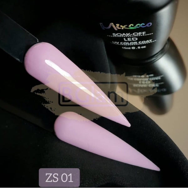 Mixcoco Soak-Off Gel Polish 7.5Ml - Purple 155 (Zs 01) Nail