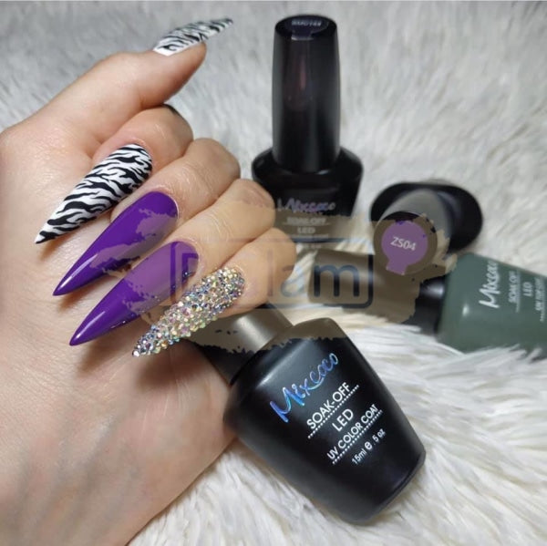 Mixcoco Soak-Off Gel Polish 7.5Ml - Purple 166 (Zs 04) Nail