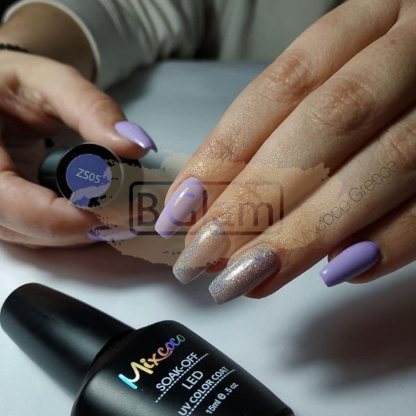 Mixcoco Soak-Off Gel Polish 7.5Ml - Purple 161 (Zs 05) Nail