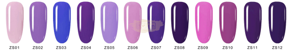 Mixcoco Soak-Off Gel Polish 7.5Ml - Purple 166 (Zs 04) Nail