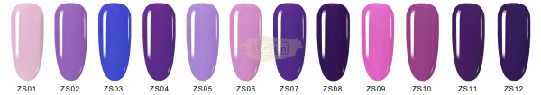 Mixcoco Soak-Off Gel Polish 15Ml - Purple 164 (Zs 10) Nail