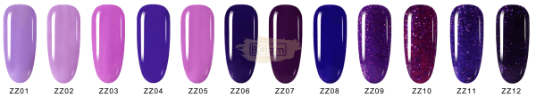 Mixcoco Soak-Off Gel Polish 15Ml - Purple Zz Nail